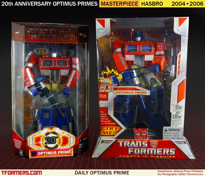 Transformers optimus prime hot sale 20th anniversary figure